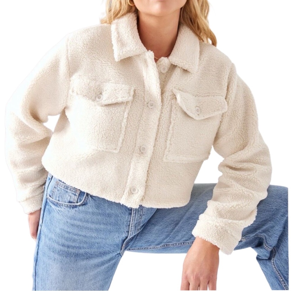 L*Space Sonoma Cropped Sherpa Jacket